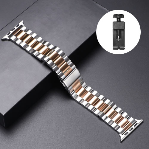 Metal Strap for Apple Watch Band 44mm 42mm 40mm 38mm 41 45mm Stainless Steel Bracelet for iWatch 7 6 SE 5 4 3 Series Accessories