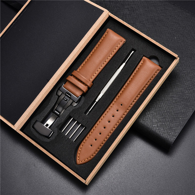 Soft Leather Watch Straps for Samsung Galaxy Gear S3 Business Strap Bracelets Men Women Watches 18mm 20mm 22mm 24mm