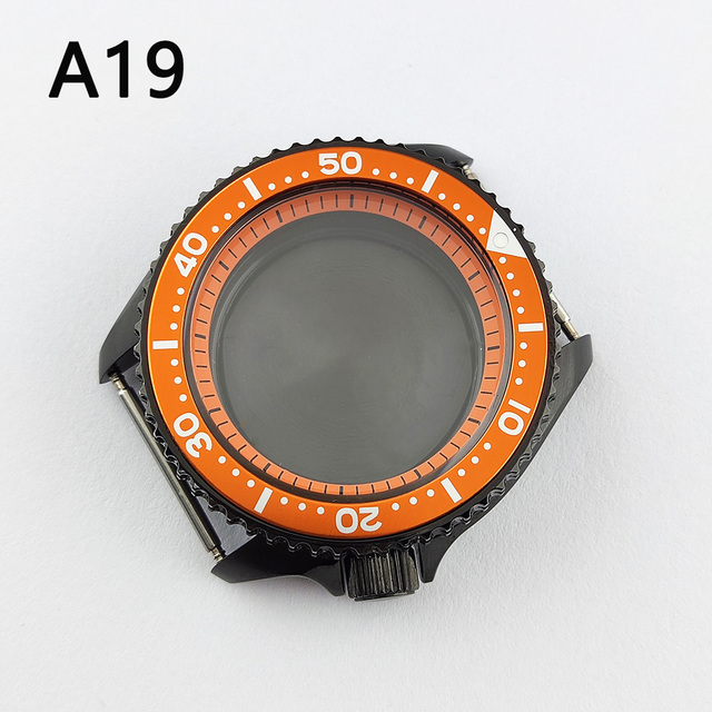 41.5mm NH35 NH36 case, watch accessories, stainless steel plated sapphire glass suitable for NH35 NH36 movement