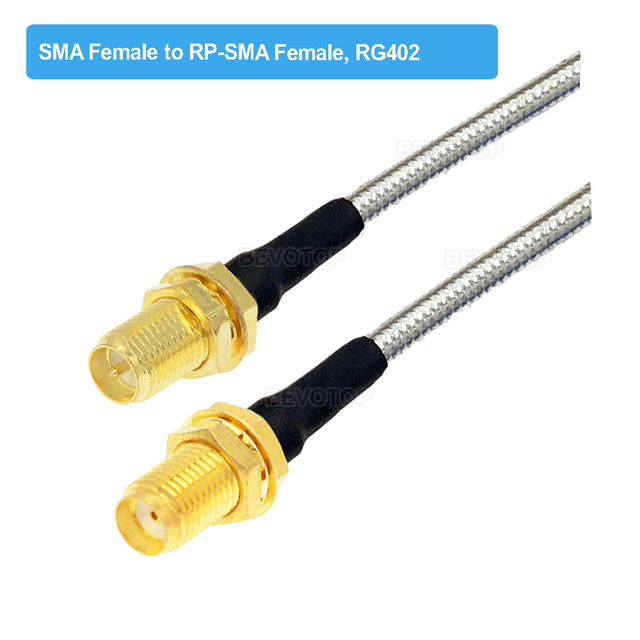 RG402 SMA Male to SMA Male Plug Semi Flexible Silver RG402 Test Cable High Frequency 50ohm 6GHz RF Pigtail Coaxial Cable