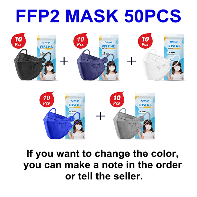 Kids Mask Fit 6-12 Years CE FFP2 Mascarillas FPP2 Niños Fish Masks Kids 4 Layers FPP2 Certified KN95 Kids Face Mask ffp2maske