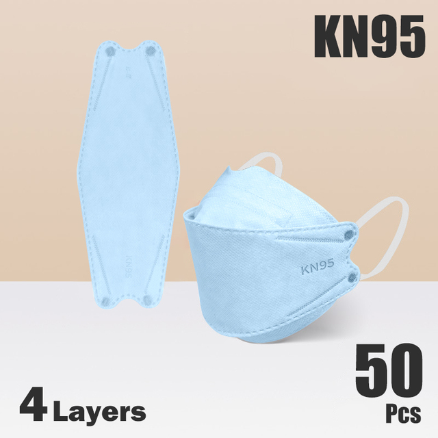 KN95 FPP2 Approved MaskFFP2 CE Certificate Color Masks Face Mask Morandi Cubrebocas KN 95 FFP 2 Mask Korean Fish Masks