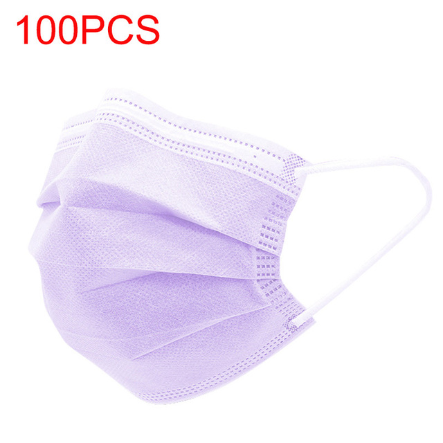 Disposable baby mask 3 layers colorful non woven baby masks for kids