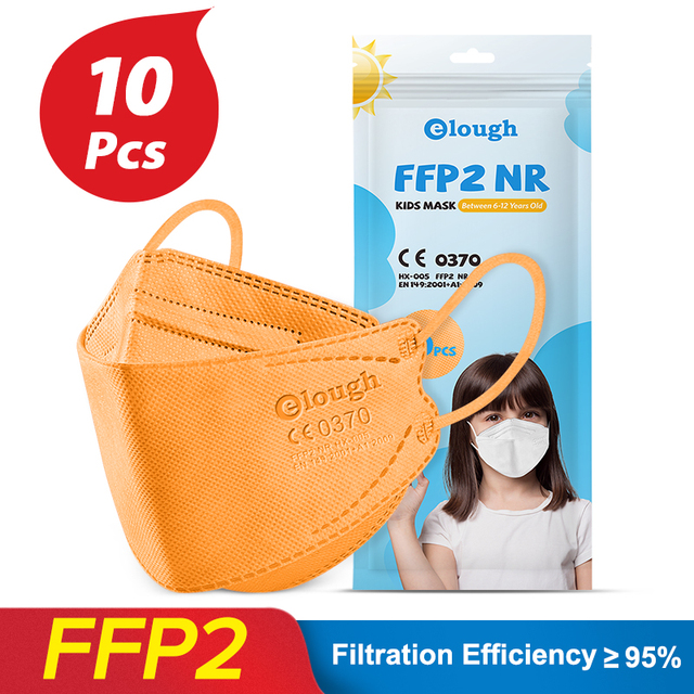 mascarillas ffp2 children kids KN95 mask ninos fpp2 colors homology ada spain ffp2maske 6-14 years boys girls protective gear