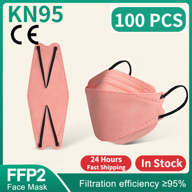 FFP2 Fish Shape KN95 Masks korean mascarilla morandi approved ffp2 kn95 mask homology ada spain ffp2 reusable mask dropship masks