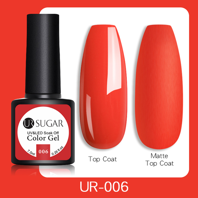 UR SUGAR Nail Gel Polish Red Pink Series Gel Varnish All for Nails Art Base Top UV Semi-Permanent Nail Gel