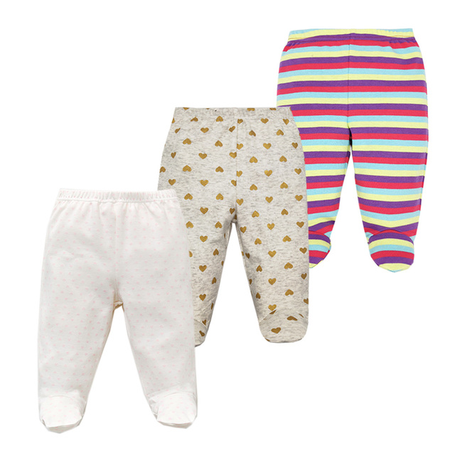 3pcs/lot Baby Pants 100% Cotton Autumn Spring Newborn Baby Boys Girls Pants Toddler Wear Infant Toddler Cartoon For Baby Clothes