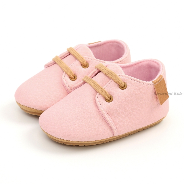 Soft Sole Leather Striped Boy Shoes Baby Girl Shoes Children Sport Running Shoes Newborn Baby First Walkers Toddler Kids Sneaker