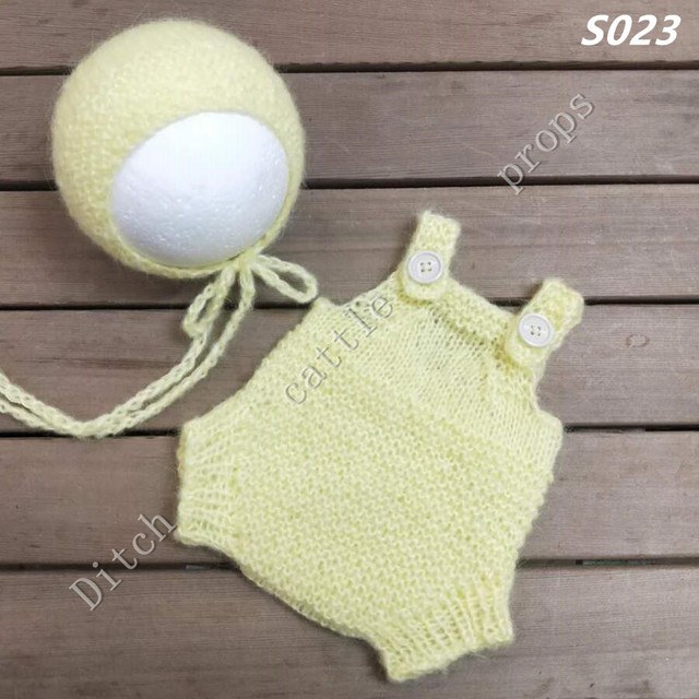 Newborn photography props, pants, hats, mohair woven props, newborn photography clothes