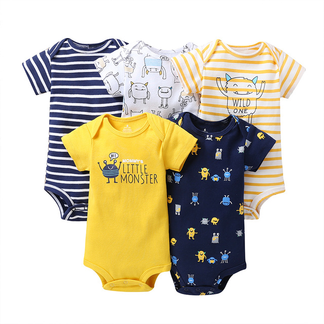 Baby Short Sleeve O-Neck Bodysuit Boy Girl Body Clothes Infant Clothes Unisex New Born Bodysuits 2021 Spring Summer Costume