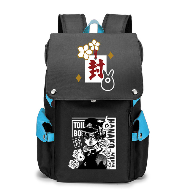 Anime Toilet Bound Hanako-kun Backpack Cartoon Large Capacity School Bag Fashion Multifunctional Laptop Backpack Travel Bag