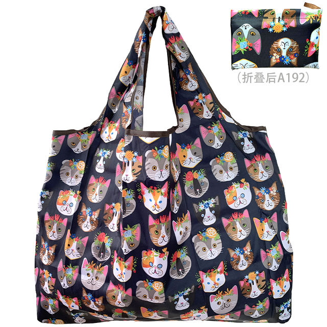 Reusable Foldable High Quality Shopping Bag Large Size Tote Bag Eco Bag Waterproof T-shirt Bag Shopkeeper Bags Eco Tote Bags