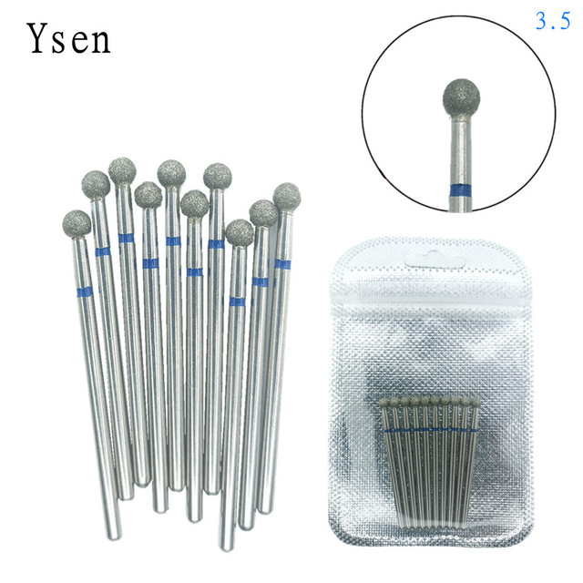 10pcsSet Diamond Nail Drill Bit Artery Electric Cutters For Pedicure Manicure Files Cuticle Burr Nail Tools Accessories