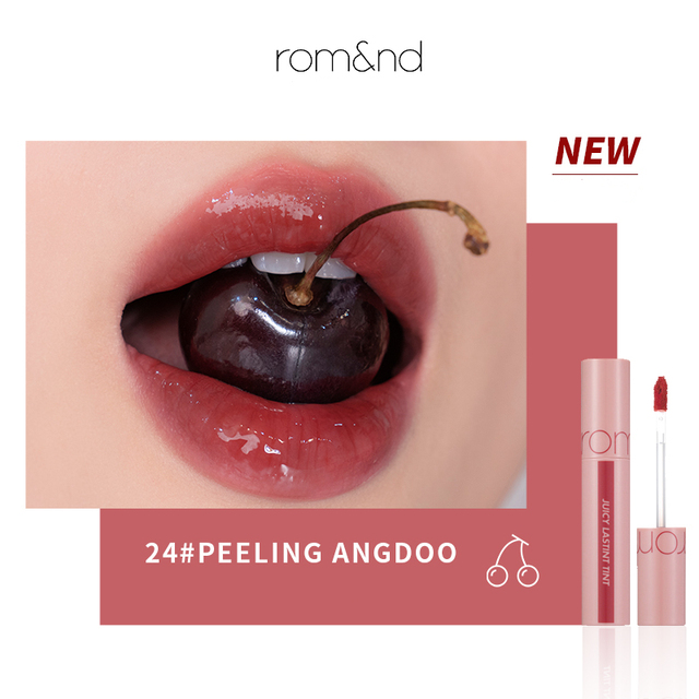 Romand Juicy Lasting Tint Lip Glaze Women Beauty Liquid Lipstick Lip Gloss Makeup Professional Cosmetics Silky Smooth