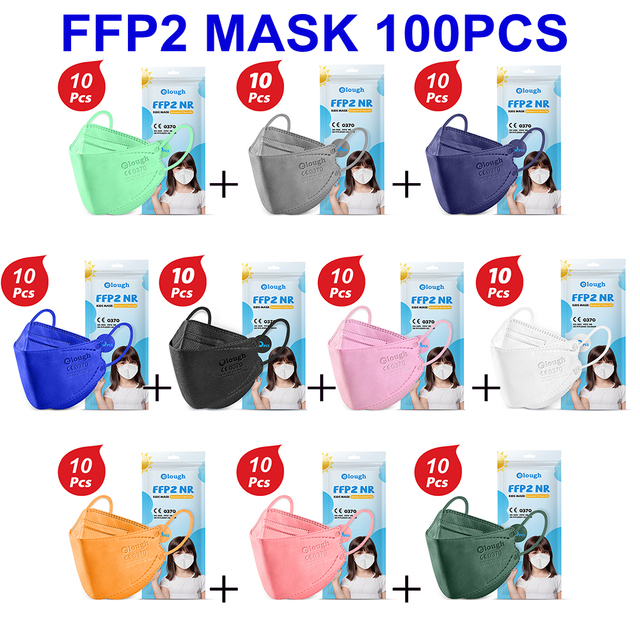 Kids Mask Fit 6-12 Years CE FFP2 Mascarillas FPP2 Niños Fish Masks Kids 4 Layers FPP2 Certified KN95 Kids Face Mask ffp2maske