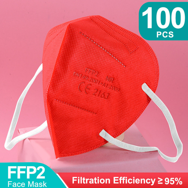 قناع ffp2 negras ffp2 متعدد الألوان ffp2 mascarillas kn95 mascarillas fpp2 قابل لإعادة الاستخدام ce قناع واقٍ الجهاز التنفسي fpp2 mascarillas