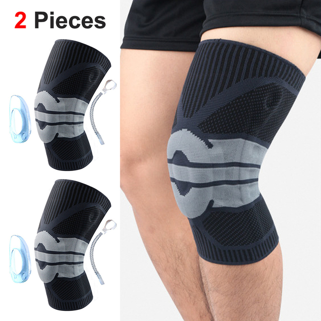 Professional Compression Knee Brace Support Protector for Relief of Arthritis, Joint Pain, ACL, MCL, Cartilage Tear, Post Surgery