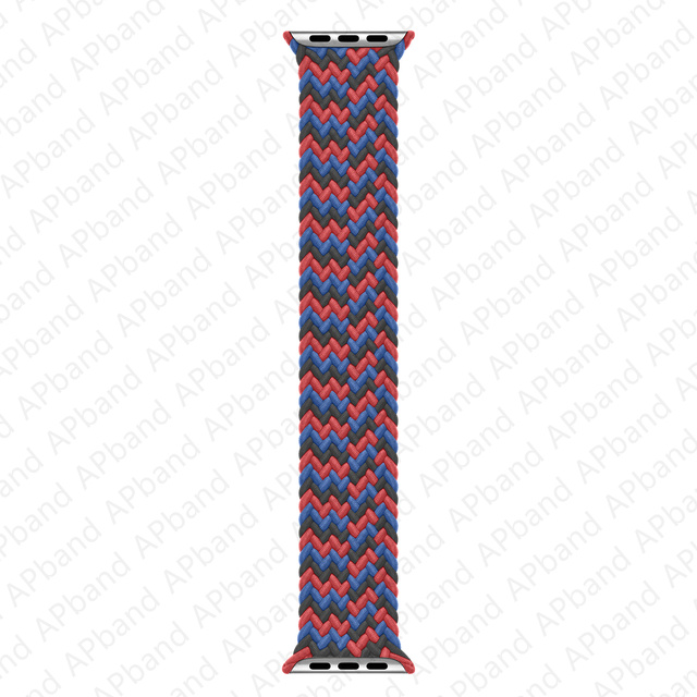 Strap for Apple Watch Band 45mm 41mm 44mm 40mm 42mm 38mm 1:1 Formal Nylon Braided Solo Loop Bracelet iWatch Series 3 4 5 SE 6 7