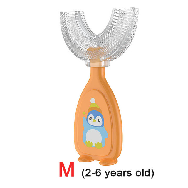 2-12Y Baby Toothbrush Children Dental Oral Care Cleaning Brush Soft Food Grade Silicone Teeth Baby Newborn Items