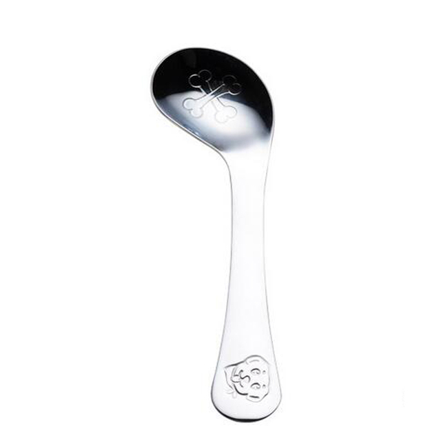 Children Feeding Spoon New Style Baby Infant Safe Spoon Stainless Steel Quality Spoon Curved Spoon Baby Exercise Tableware