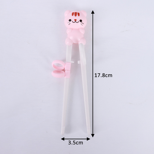 Cute Baby Learning Chopsticks Kids Cartoon Animal Chopsticks Beginner ABS Silicone Tableware Kids Chopsticks Kids Training Aid