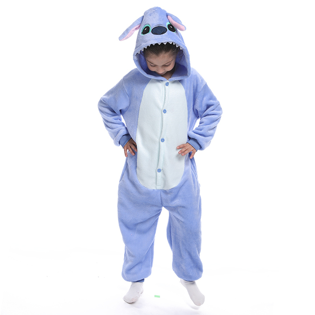 flannel unicorn for kids pajamas boys girls sleepwear children panda jumpsuit kids oneise for jumpsuit licorn