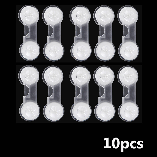 10pcs Baby Cabinet Locks Strap Drawer Lock Baby Anti Open Refrigerator Lock Home Baby Anti Pinch Safety Protection Buckle