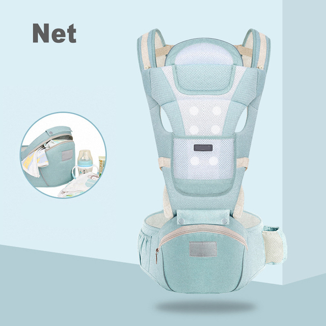 Baby Carrier for 0-48 Months Comfortable Baby Carrier for Newborn Baby Hipseat Seat Kangaroo Wrap Sling Hipseat Waist Stool Backpack