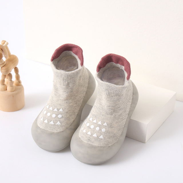 Newborn Baby Socks Shoes Boy Girl Dinosaur Baby First Walkers BeBe Cotton Comfort Soft Anti-Slip Prewalker Crib Infant Shoes