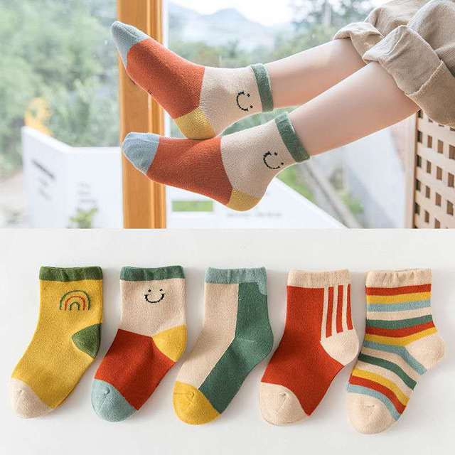 5pairs/lot Cute Baby Girls Socks Summer Cotton Children Socks Infant Toddler Baby Toddler Socks Kids Cotton Socks Calcetines Bebe