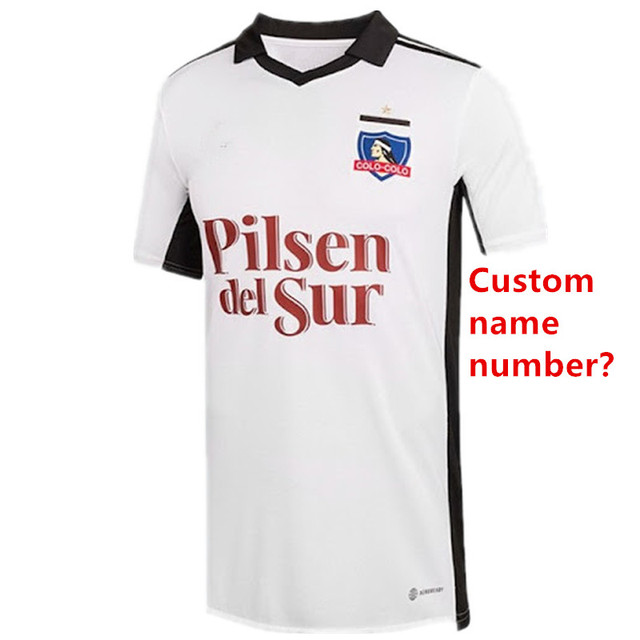 New 2022 soccer jerseys 23 colo colo home and away quality soccer jerseys men's + women's