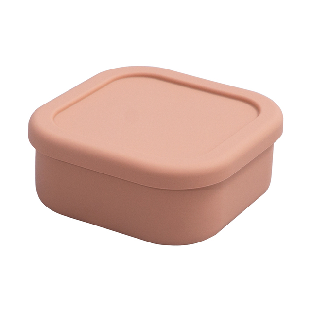 Baby Silicone Bowl Lunch Box Lunch Box With Lid Leakproof Soft Silicone Fresh Keeping Food Grade Silicone Material
