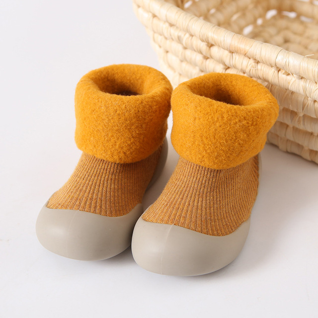 Winter Infant Baby Boy Boots Warm Plush Baby Girls Boys Boots Snow Boots Outdoor Soft Bottom Non-slip Baby Kids Boots Shoes