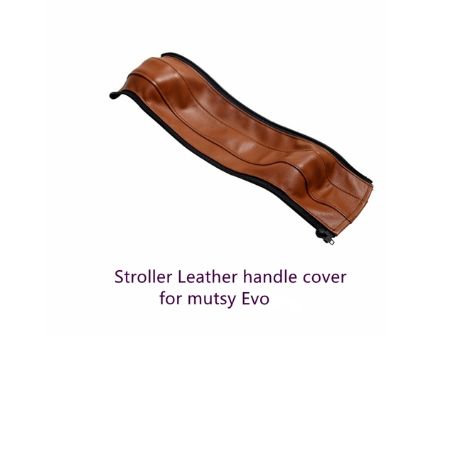 Baby PU Leather Handle Covers For Mutsy Evo Stroller Stroller Bumper Protective Cases Armrest Covers Carriage Bar Accessories