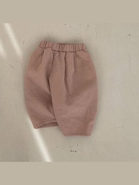 2022 Summer New Baby Loose Casual Cropped Pants Comfortable Mosquito Pants Children Trousers Infant Boys Pants Baby Girl Pants