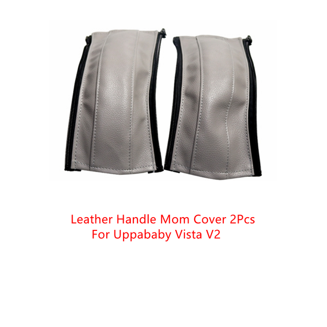 Baby Stroller Leather Armrest Cover for uppababi Vista V2 Handle Bumper Sleeve Case Bar Protective Cover Stroller Accessories