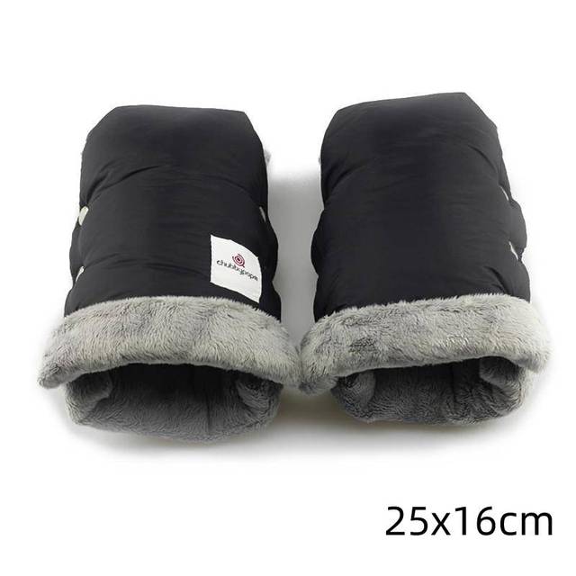 2pcs Winter Warm Stroller Gloves Waterproof Gloves Stroller Accessory Stroller Mitten Winter Warm Pram Gloves Hand Muff Mitten Baby