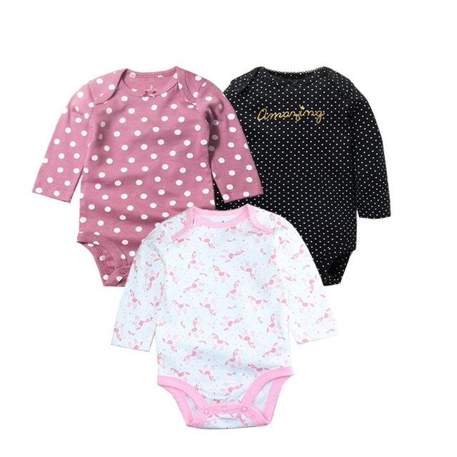 3pcs/lot Newborn Baby Underwear Set 100% Cotton Baby Boys Girls Pajamas Infant Clothes Long Sleeve Underwear Baby Clothes