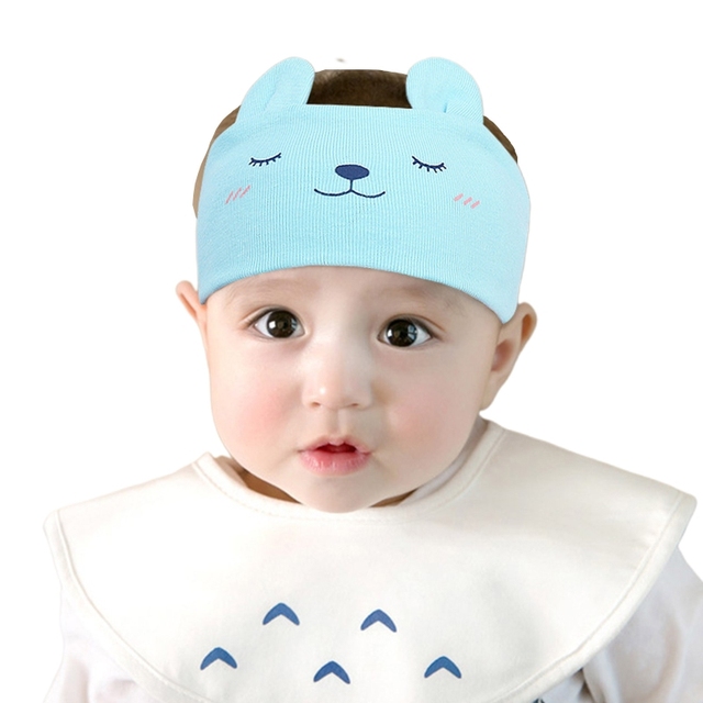 Cartoon Cute Rabbit/Bear Baby Blank Top Hat Headband Elastic Turban Knit Cap Bonnet Sleep Cap