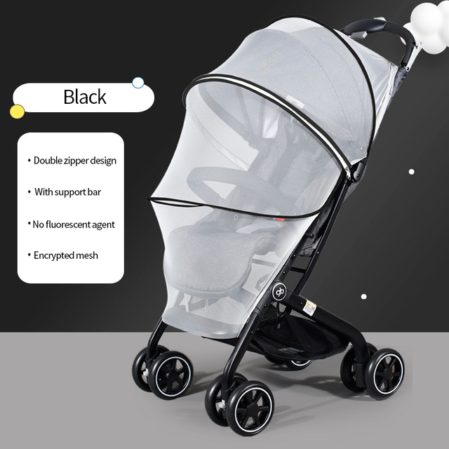 Baby Stroller Mosquito Net Full Cover Universal Pram Anti Mosquito Net High Quality Summer Pushchair Mosquito Net Breathable