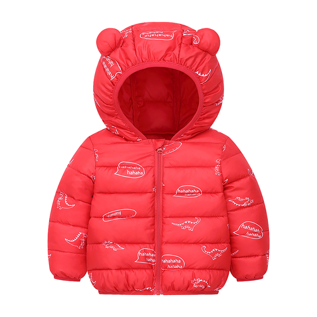 Autumn Winter Baby Boys Clothes Cotton Thick Kids Girls Parkas Parkas Warm Coat Children Costume JYF