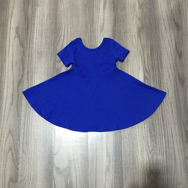 Summer dress for baby girls, solid color