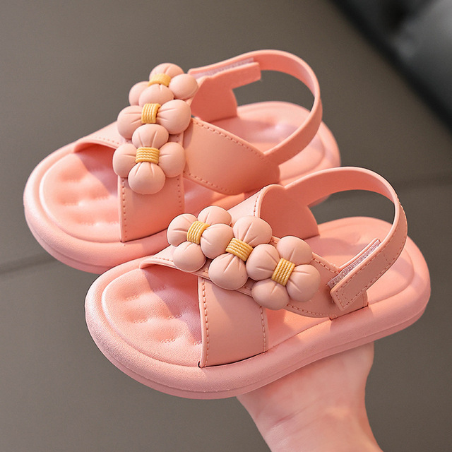 Girls Sandals Sandals 2022 Summer Children's Slippers Summer Non-slip Lightweight Water Shoes Children Flat Shoes