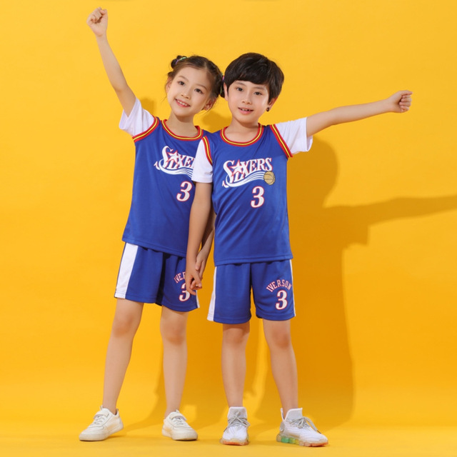 Baby boy basketball uniform outdoor sportswear 3-12 years old girls youth short suit summer children designer clothes set