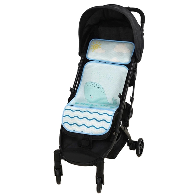 Summer Stroller Cooling Pad 3D Breathable Mesh Pushchair Mat Mattress Baby Stroller Seat Cover Cushion for Newborns