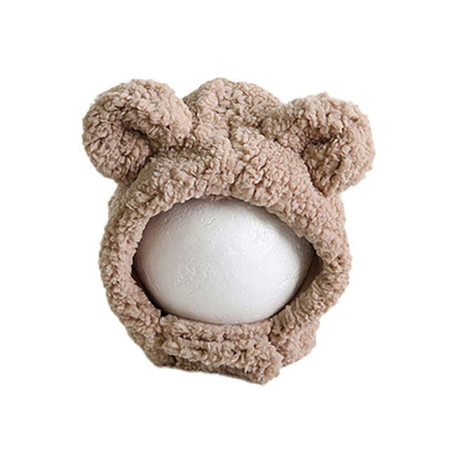 Winter Kids Bunny Hat Cute Plush Warm Baby Hat For Boy Girl Imitation Lamb Wool Baby Bonnet Infant Cap Kids Hat 1-3 Years