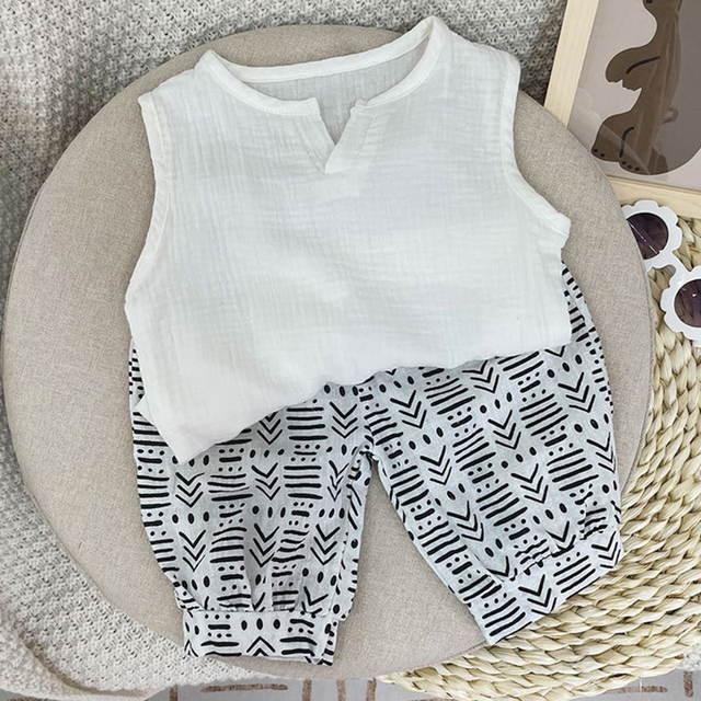 Infant Clothes Set Summer 2022 Baby Boys Short Sleeve Shorts 2pcs Sets For Baby Clothes Kids Casual Outfit For Girls Suit 0-5Y