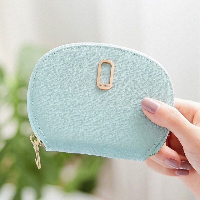 11 Bits Womens Card Wallet Solid Color Zipper Organ Rfid Card Holder Pu Leather Credit Card Protecter Coin Purse Card & ID Holders