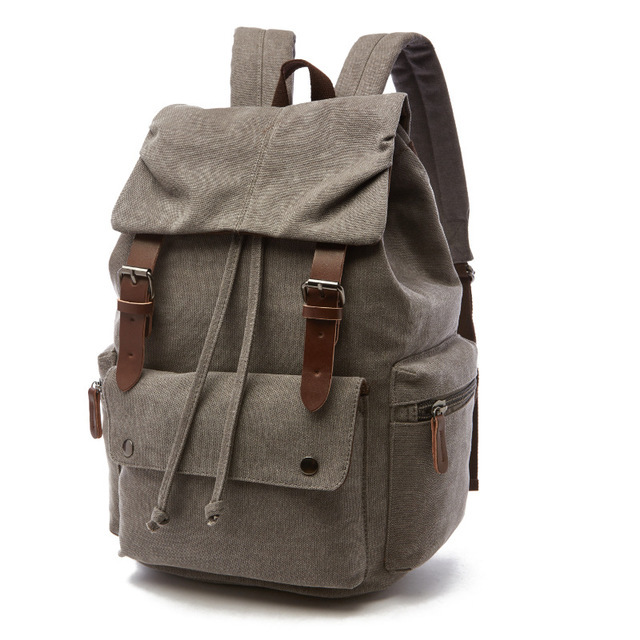 Men Women Canvas Laptop Backpack Teenage School Bag Anti-Theft Travel Bags For Women School Backpack