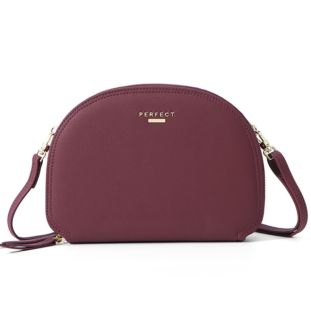 Women Crossbody Bag Fashion Semicircle Saddle Solid Color All-match Comfortable Shoulder Bags For Female Designer Handbags